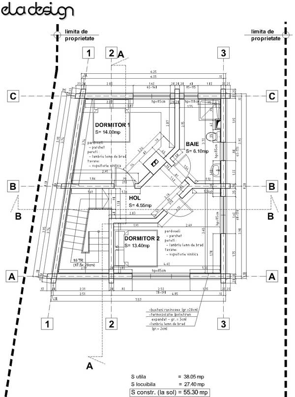 case de vacanta Casa in Predeal predeal plan etaj 