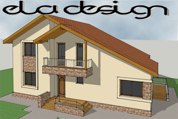 locuinte individuale Parter si etaj mansardat 1 casa fatada principala 